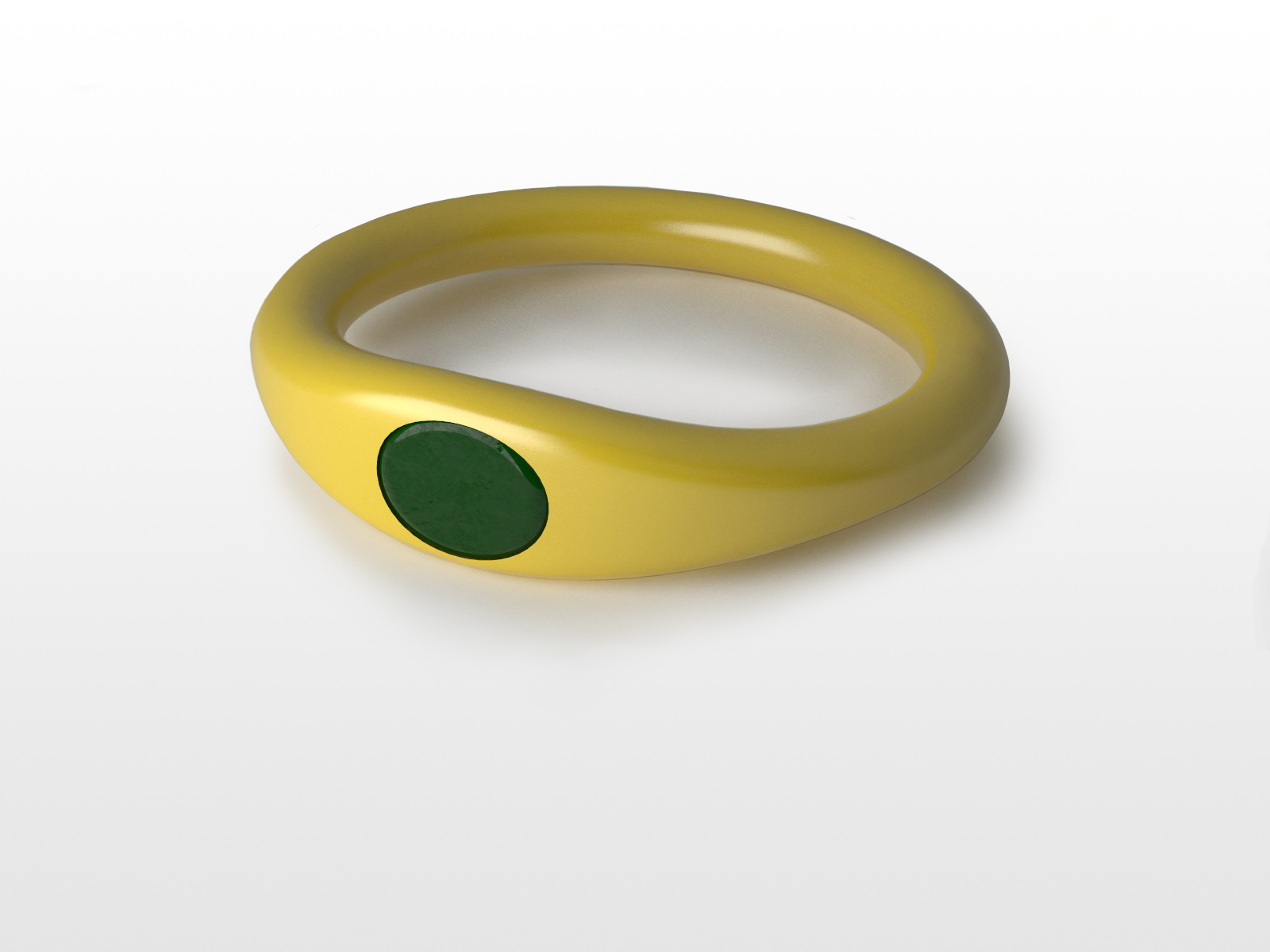 rendering 3D reperto archeologico anello, Museo di Santa Giulia Brescia