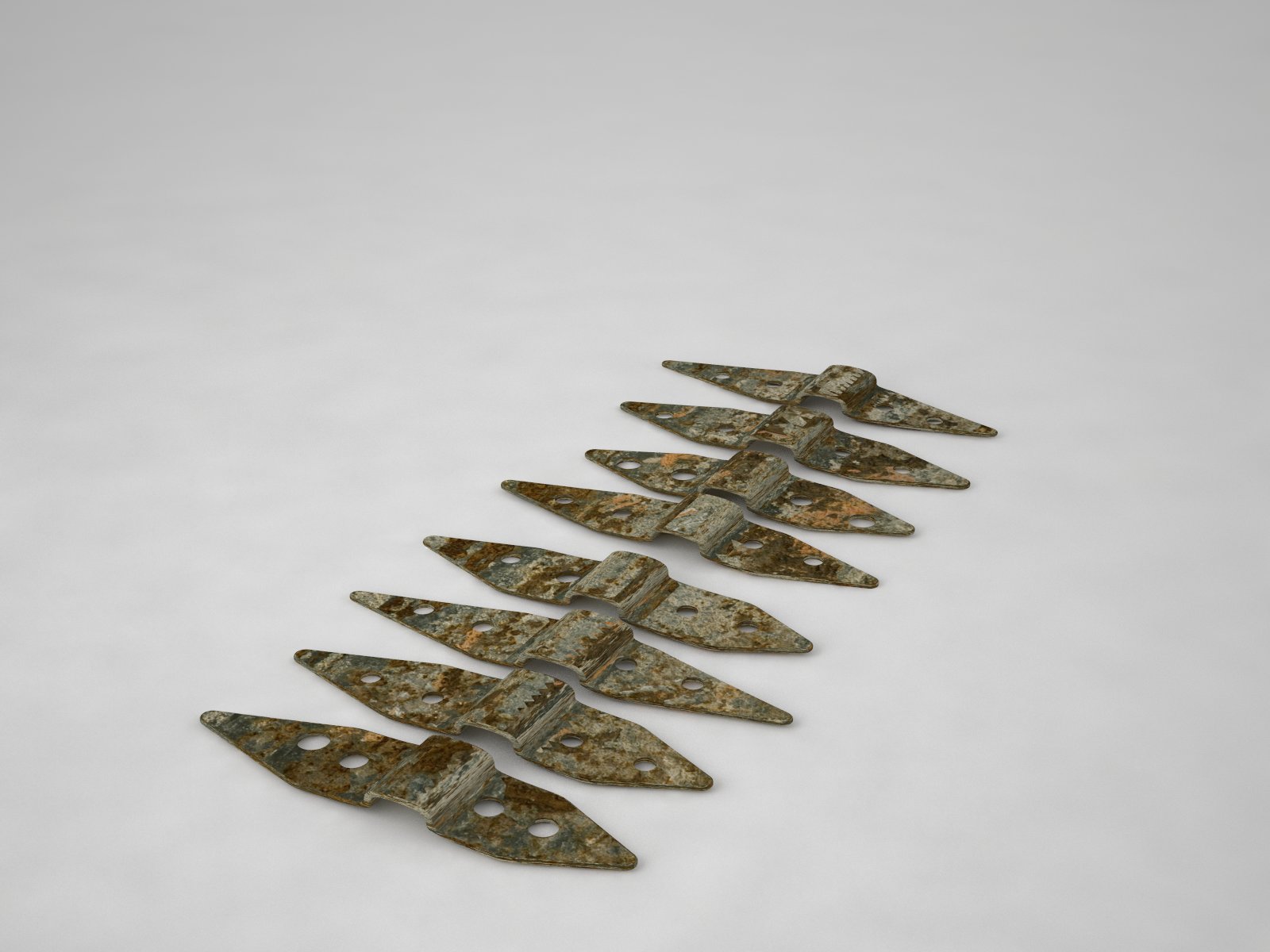 rendering 3D reperto archeologico, Museo di Santa Giulia Brescia
